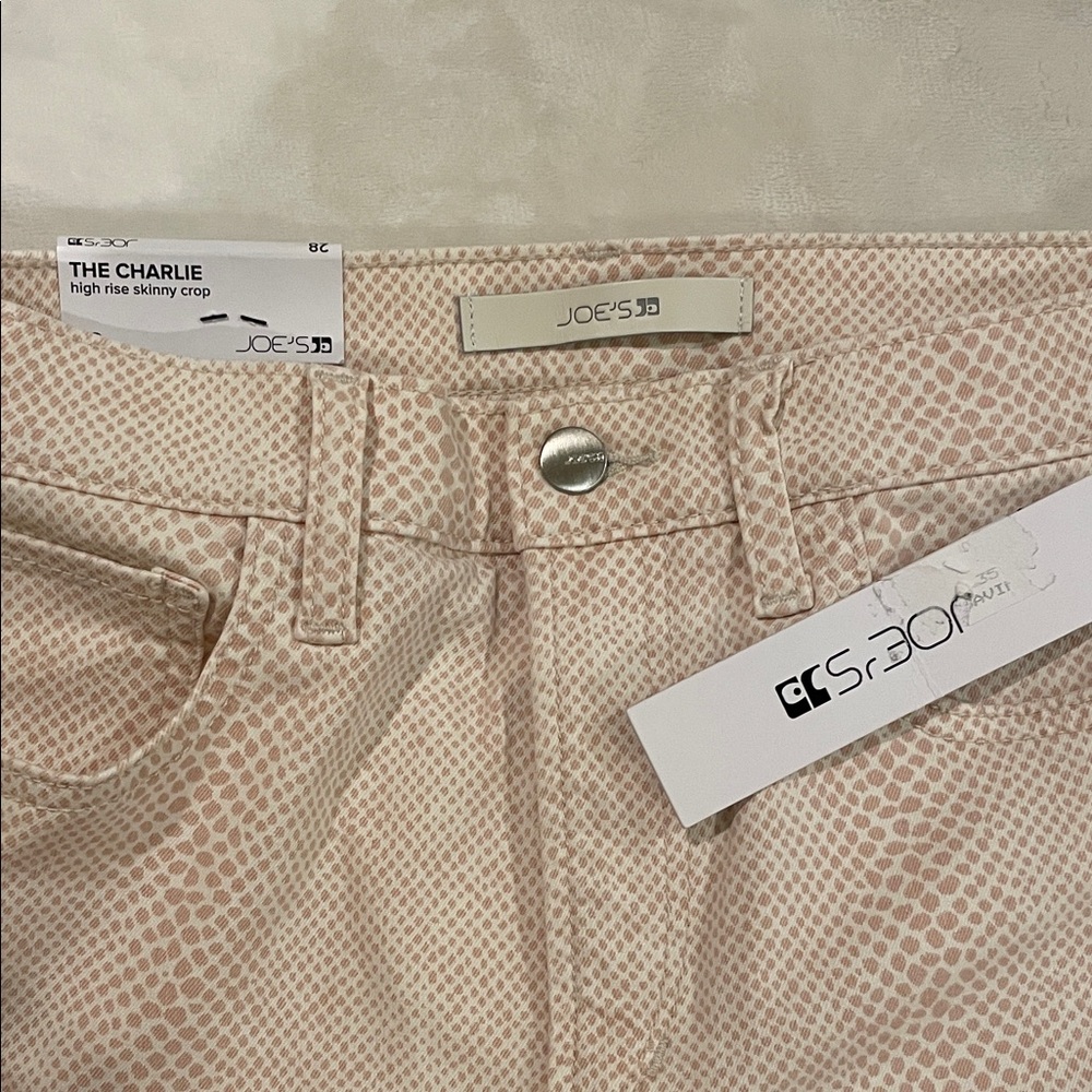 Joe's Jeans The Charlie snakeskin Crop Pants